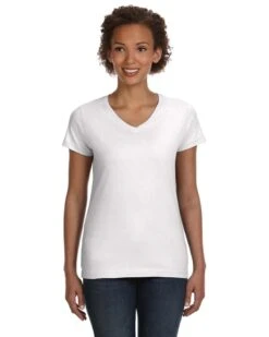 Ladies' V-Neck Fine Jersey T-Shirt 25 Ladies' V-Neck Fine Jersey T-Shirt -Jiffyshirts Sales Store 5bfe5023f29b50