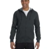 Men's 7 Oz. Organic/Recycled Heathered Full-Zip Hood 1 Men's 7 Oz. Organic/Recycled Heathered Full-Zip Hood -Jiffyshirts Sales Store 5c0b28b53226c9