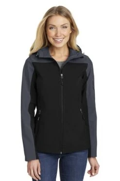 Ladies Hooded Core Soft Shell Jacket
