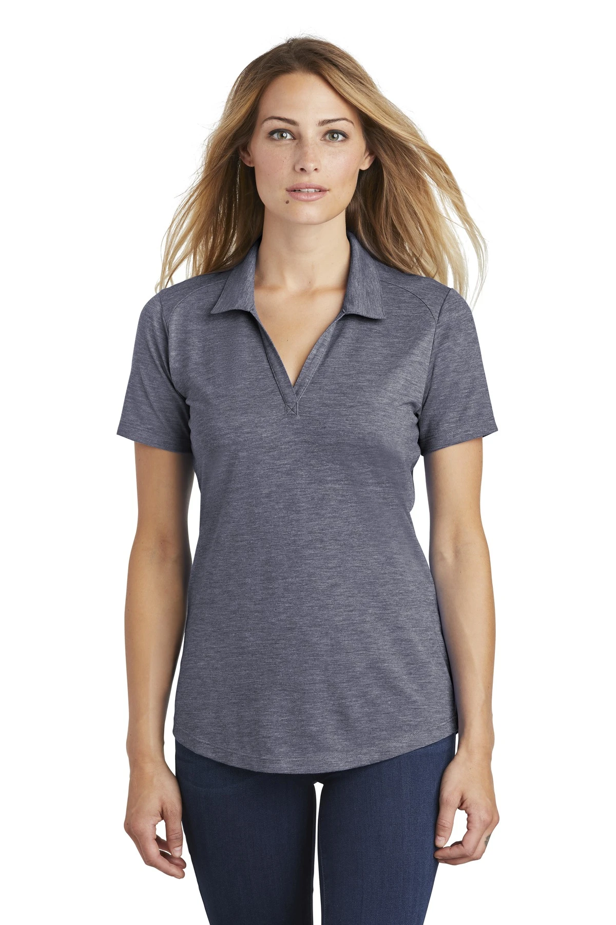 Ladies PosiCharge Tri-Blend Wicking Polo 3 Ladies PosiCharge Tri-Blend Wicking Polo