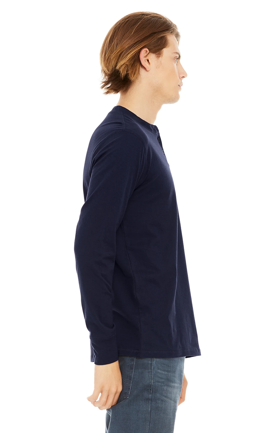 Men's Jersey Long-Sleeve Henley 5 Men's Jersey Long-Sleeve Henley - Image 3