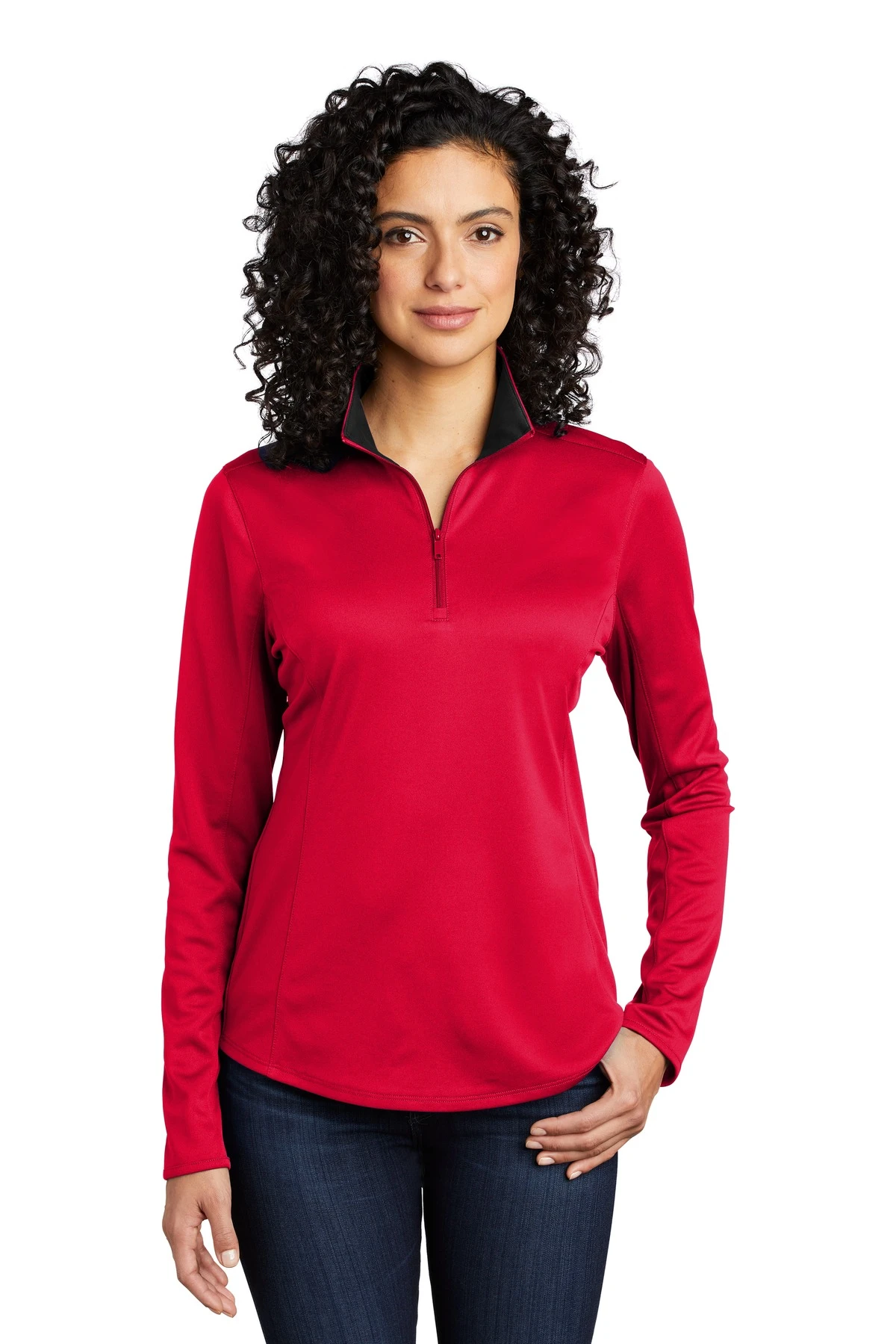 Ladies Silk Touch Performance 1/4-Zip 9 Ladies Silk Touch Performance 1/4-Zip - Image 7