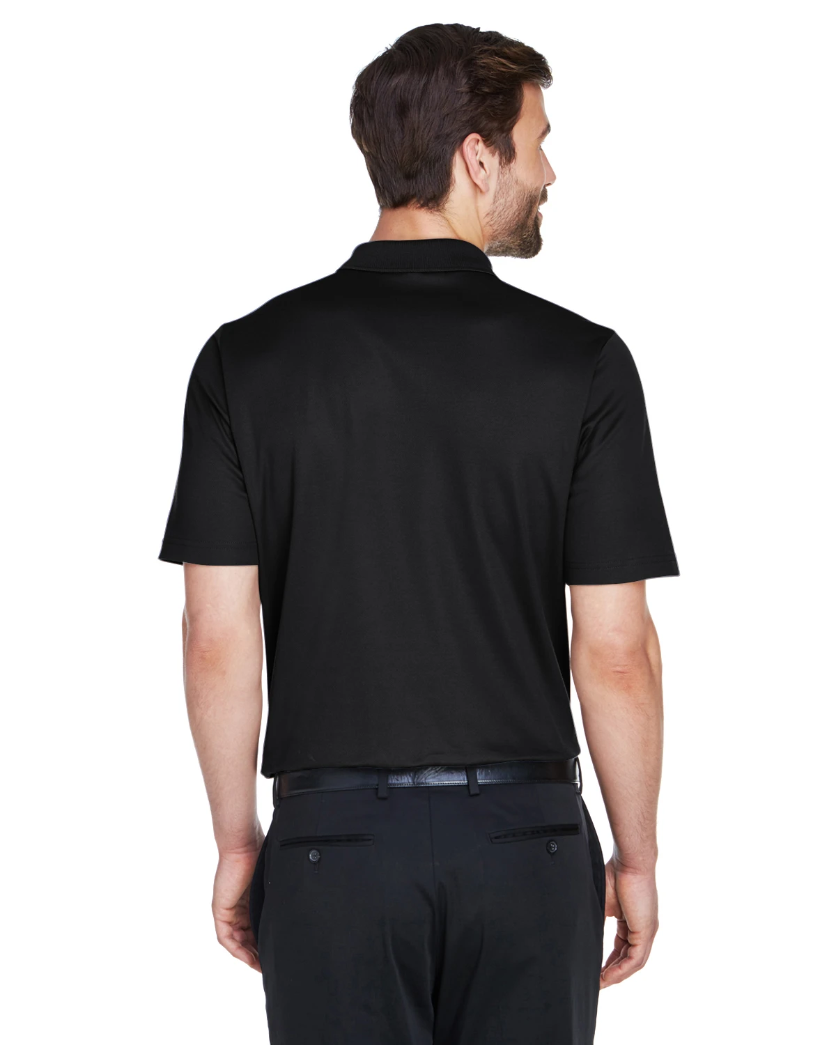 CrownLux Performance™ Men's Tall Plaited Polo 5 CrownLux Performance™ Men's Tall Plaited Polo - Image 3