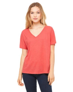 Ladies' Slouchy V-Neck T-Shirt -Jiffyshirts Sales Store 5e8550a5ffd4de