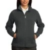 Ladies Sweater Fleece Full-Zip Jacket -Jiffyshirts Sales Store 5e8b83cd5c3558