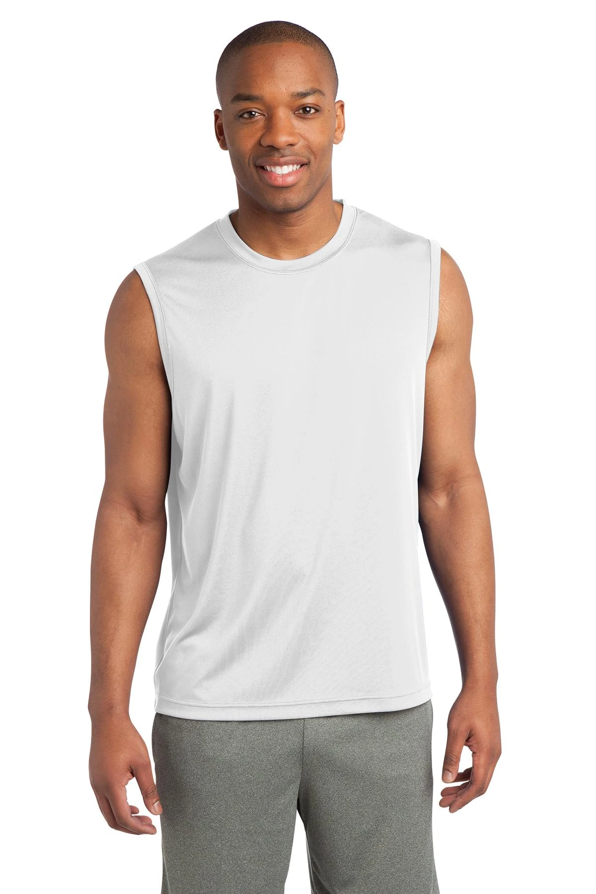Men's Sleeveless PosiCharge Competitor Tee 8 Men's Sleeveless PosiCharge Competitor Tee - Image 6