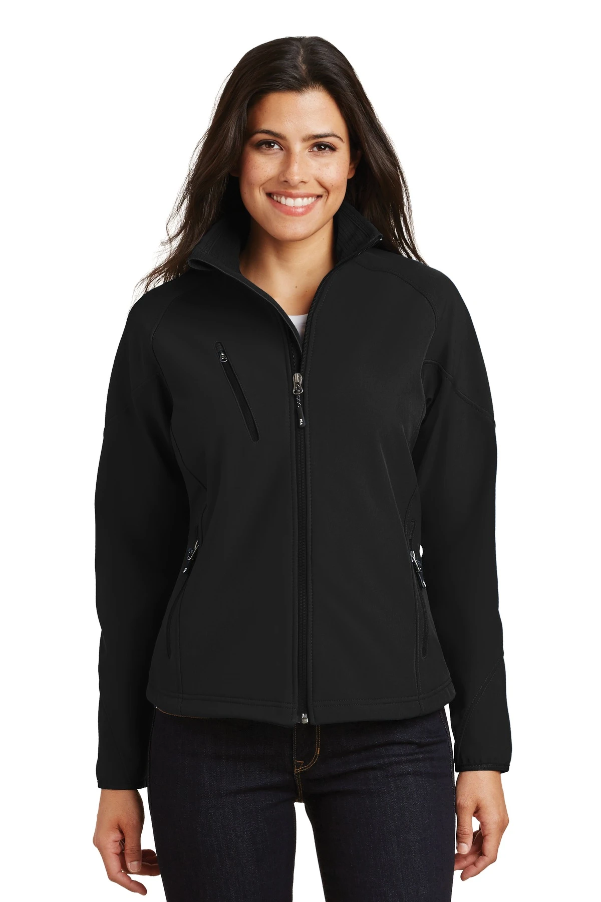 Ladies Textured Soft Shell Jacket 7 Ladies Textured Soft Shell Jacket - Image 5