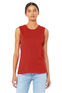 Ladies' Jersey Muscle Tank 33 Ladies' Jersey Muscle Tank -Jiffyshirts Sales Store 6003 Red 1
