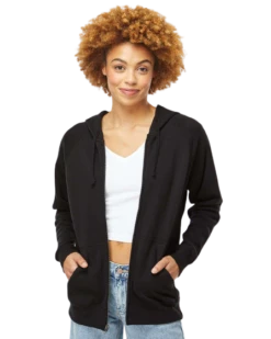 Unisex Special Blend Raglan Full-Zip Hooded Sweatshirt