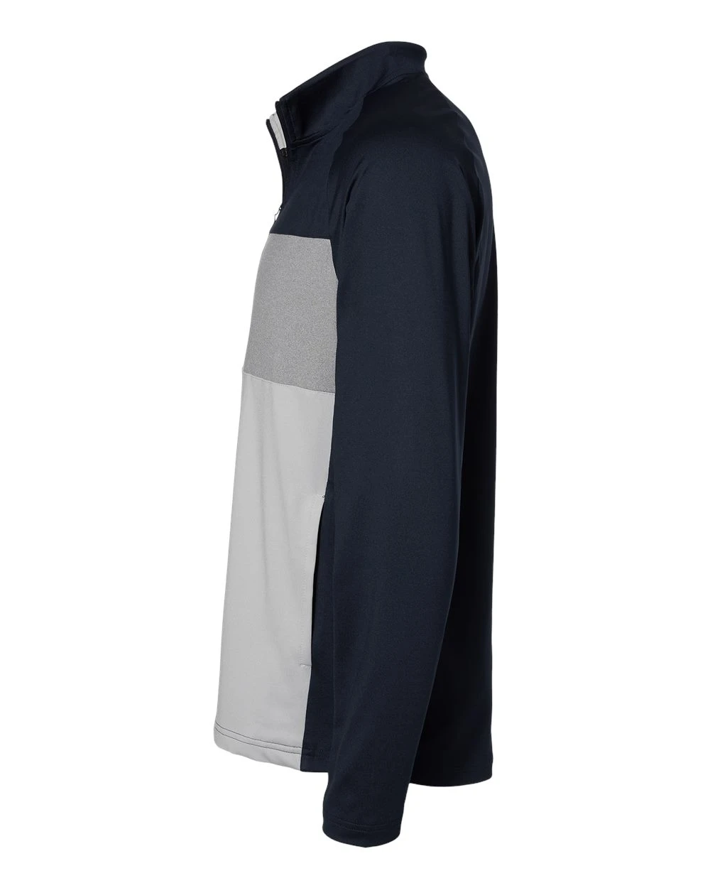 ADIDAS Adult Unisex 3-Stripes Competition Quarter Zip Pullover 5 ADIDAS Adult Unisex 3-Stripes Competition Quarter Zip Pullover - Image 3