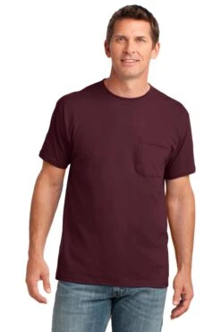 Unisex Core Cotton Pocket Tee -Jiffyshirts Sales Store 6101742304e11f