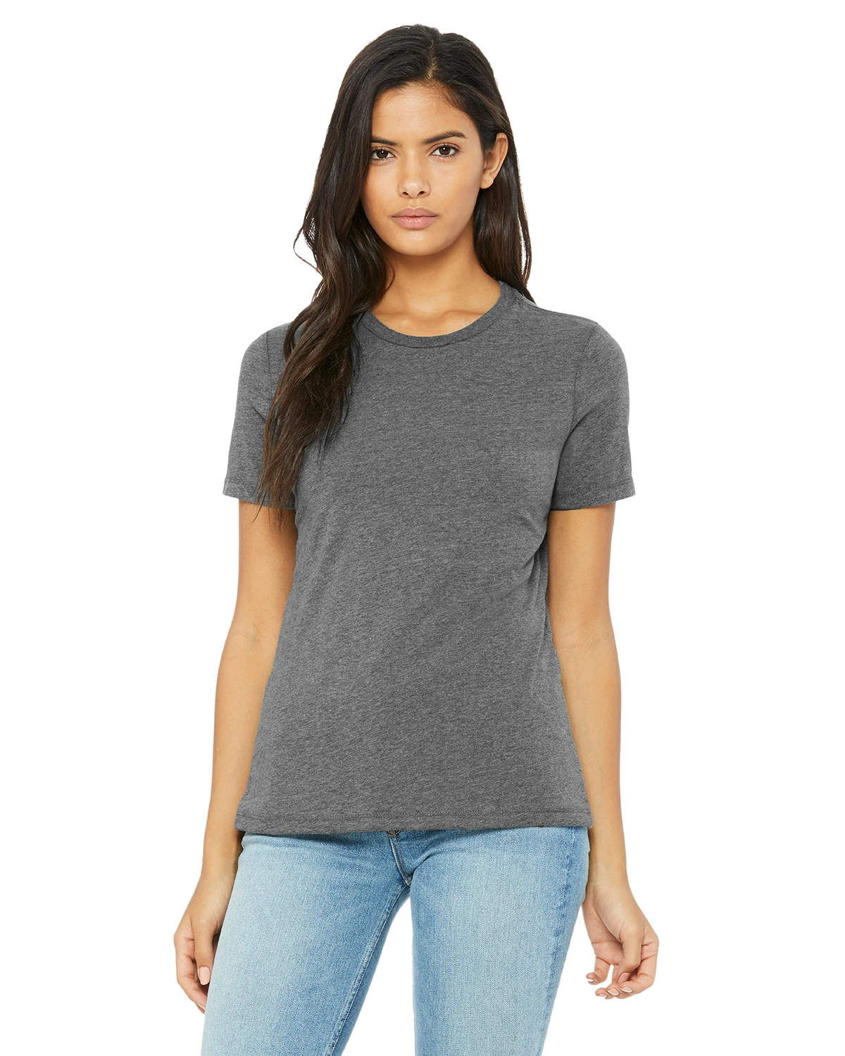Ladies' Heathered Relaxed Jersey Short-Sleeve T-Shirt 14 Ladies' Heathered Relaxed Jersey Short-Sleeve T-Shirt - Image 12