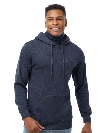 Adult Unisex Gaiter Fleece Hooded Sweatshirt 12 Adult Unisex Gaiter Fleece Hooded Sweatshirt - Image 10