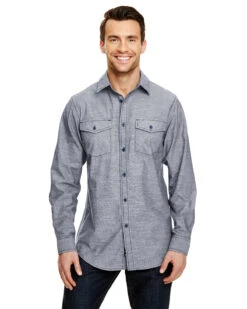 Mens Chambray Woven Shirt -Jiffyshirts Sales Store 61e83ccb7e619d