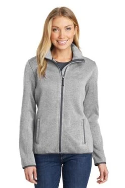 Ladies Sweater Fleece Jacket
