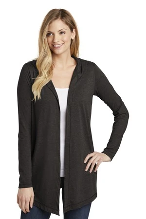 District Ladies' Perfect Tri Hooded Cardigan 8 District Ladies' Perfect Tri Hooded Cardigan - Image 6