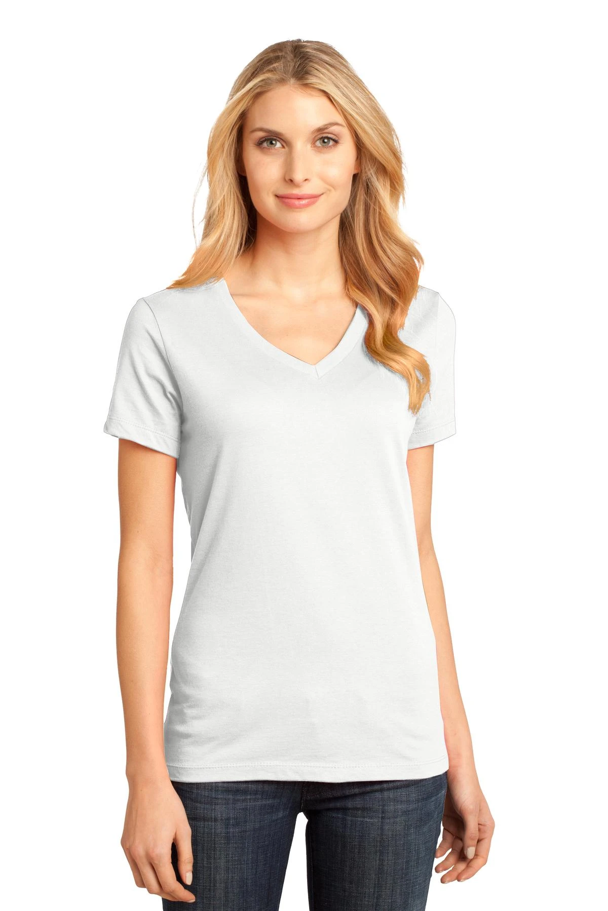 District Ladies' Perfect Weight V-Neck Tee 8 District Ladies' Perfect Weight V-Neck Tee - Image 6