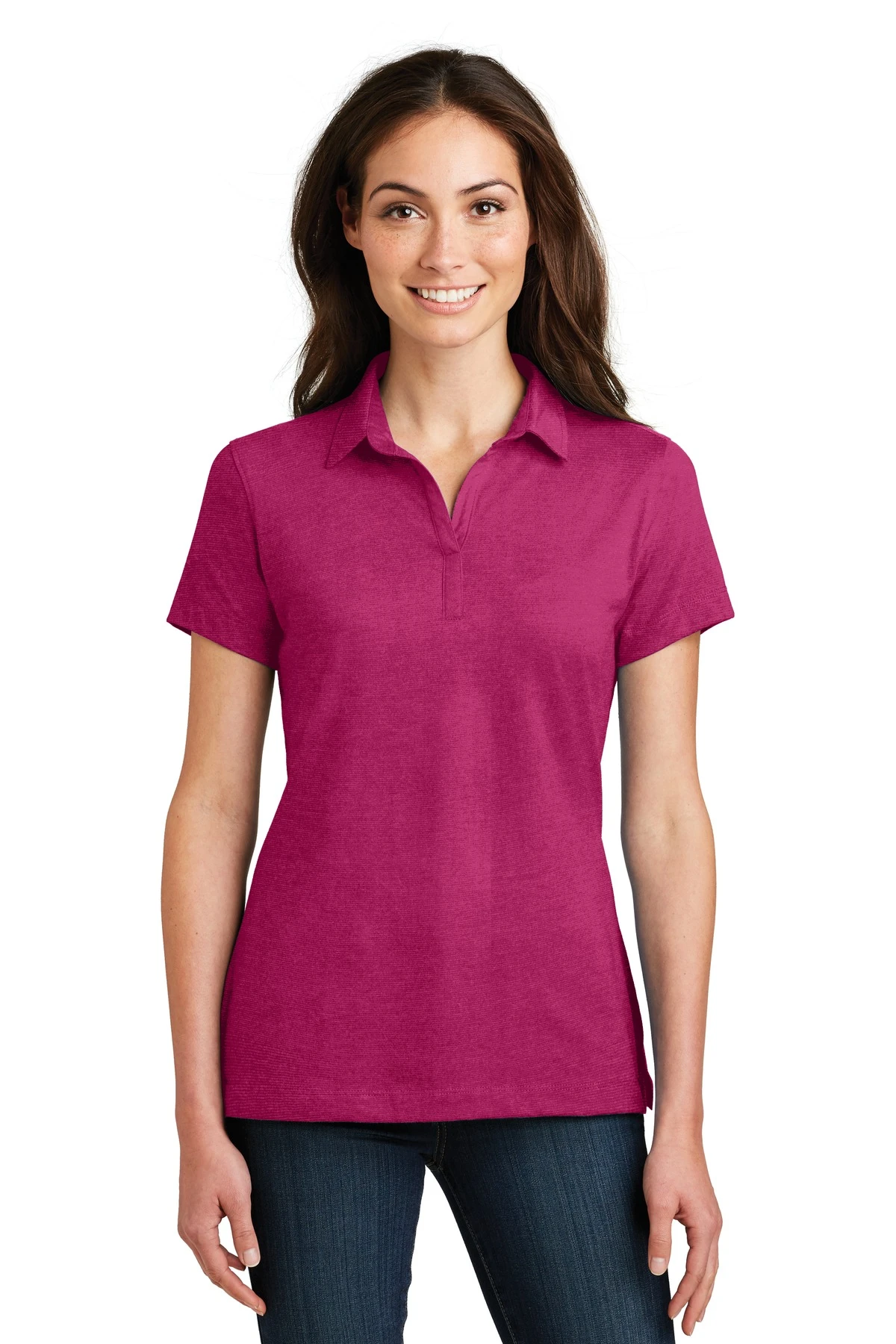 Ladies Meridian Cotton Blend Polo 3 Ladies Meridian Cotton Blend Polo
