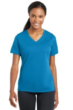 Ladies PosiCharge RacerMesh V-Neck Tee 39 Ladies PosiCharge RacerMesh V-Neck Tee -Jiffyshirts Sales Store 63e7d3ef9f4e6d