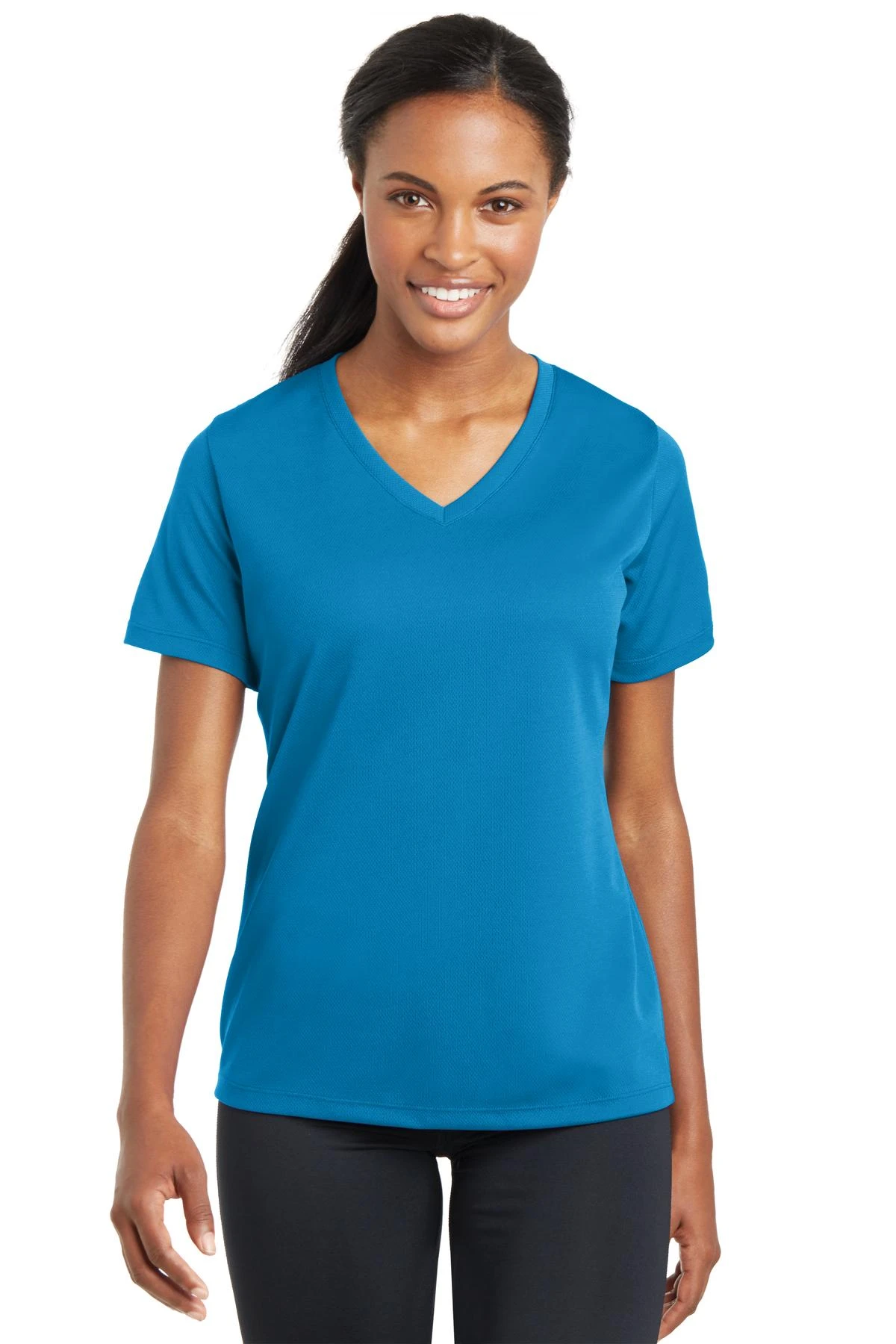 Ladies PosiCharge RacerMesh V-Neck Tee 20 Ladies PosiCharge RacerMesh V-Neck Tee - Image 18