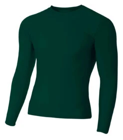 Adult Polyester Spandex Long Sleeve Compression T-Shirt -Jiffyshirts Sales Store 63ec5431e7b5d4