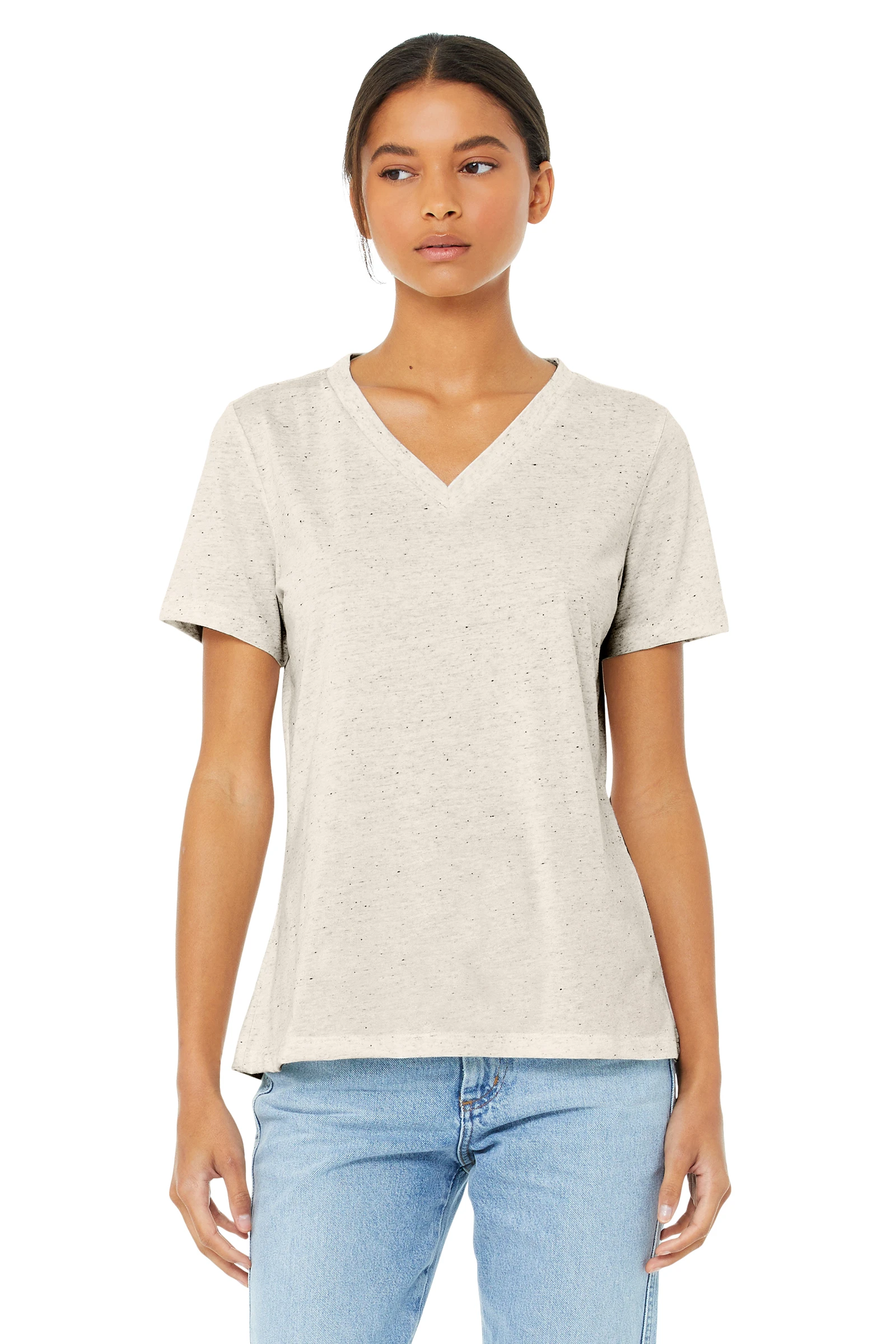 Ladies' Relaxed Jersey V-Neck T-Shirt 11 Ladies' Relaxed Jersey V-Neck T-Shirt - Image 9