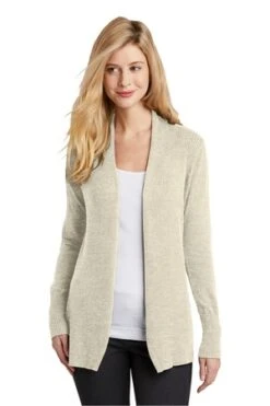 Ladies Open Front Cardigan Sweater -Jiffyshirts Sales Store 641c6998b638ab