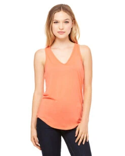 Ladies' Flowy V-Neck Tank 24 Ladies' Flowy V-Neck Tank -Jiffyshirts Sales Store 64a99aee8072c8