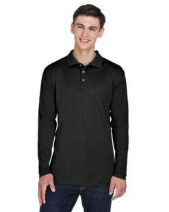 Adult Unisex Cool & Dry Sport Long-Sleeve Polo -Jiffyshirts Sales Store 651fc63165a4e6