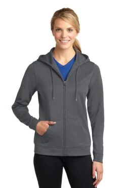 Ladies Sport-Wick Fleece Full-Zip Hooded Jacket 15 Ladies Sport-Wick Fleece Full-Zip Hooded Jacket -Jiffyshirts Sales Store 65fbda4d1a29bd