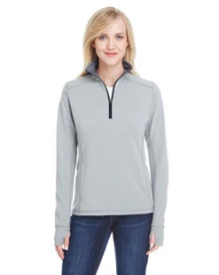 Ladies' Omega Stretch Quarter-Zip -Jiffyshirts Sales Store 661a6ca6f4df49
