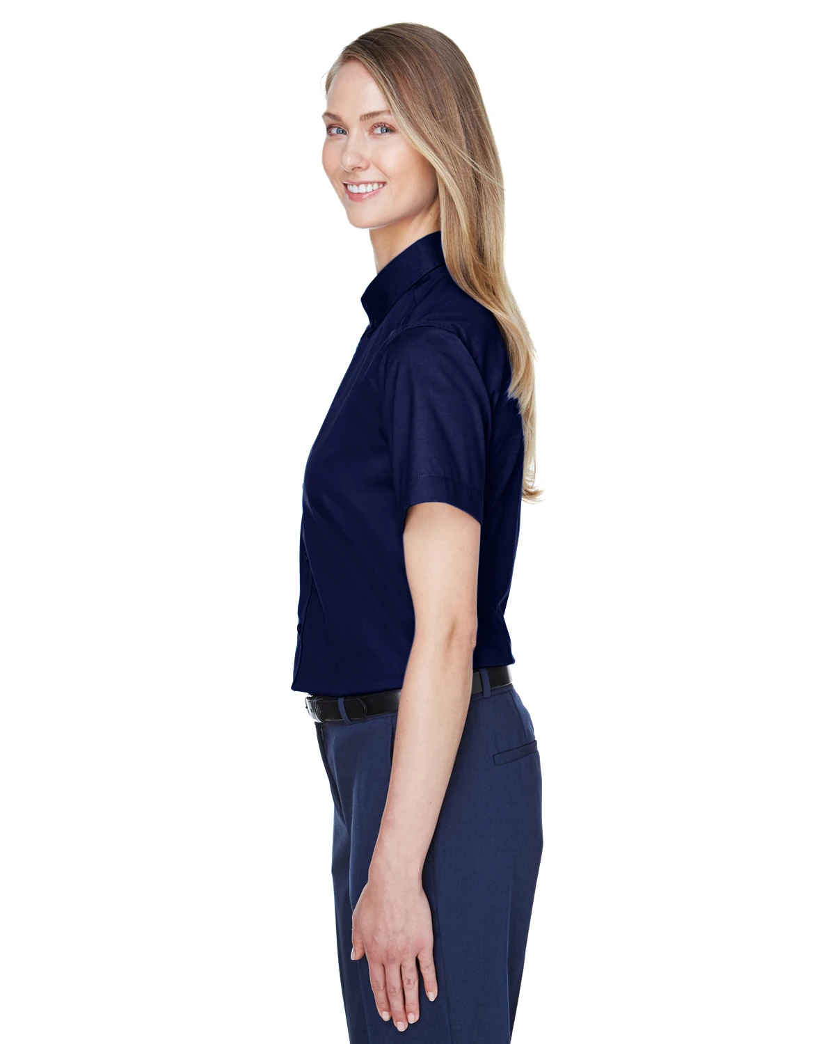 Ladies' Optimum Short-Sleeve Twill Shirt 4 Ladies' Optimum Short-Sleeve Twill Shirt - Image 2