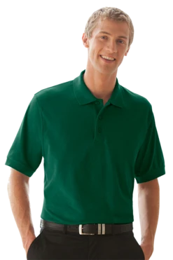 Unisex Soft-Blend Double-Tuck Pique Polo -Jiffyshirts Sales Store 66591f5003c6f3