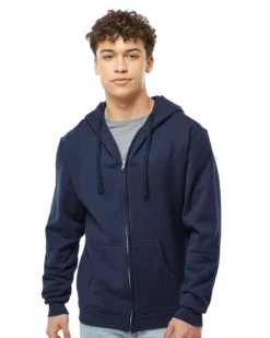Unisex Fleece Zip Hoodie