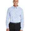 CrownLux Performance™ Men's Micro Windowpane Shirt -Jiffyshirts Sales Store 67b557f0493a1c