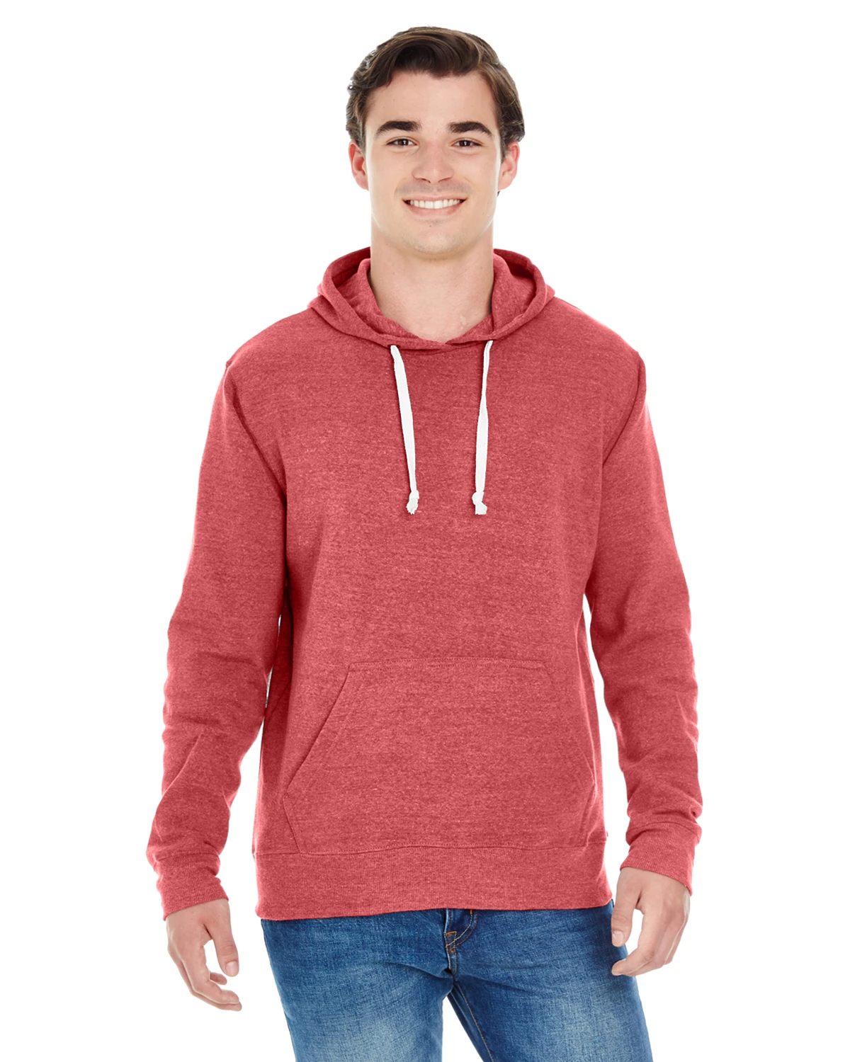 Adult Unisex Triblend Pullover Fleece Hood 19 Adult Unisex Triblend Pullover Fleece Hood - Image 17