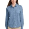 Ladies Long Sleeve Value Denim Shirt 1 Ladies Long Sleeve Value Denim Shirt -Jiffyshirts Sales Store 687a394474d8b0