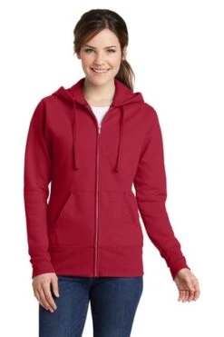 Ladies Core Fleece Full-Zip Hooded Sweatshirt -Jiffyshirts Sales Store 69c1d36c558be0