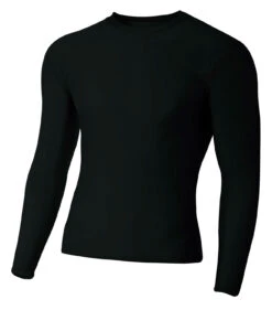 Adult Polyester Spandex Long Sleeve Compression T-Shirt