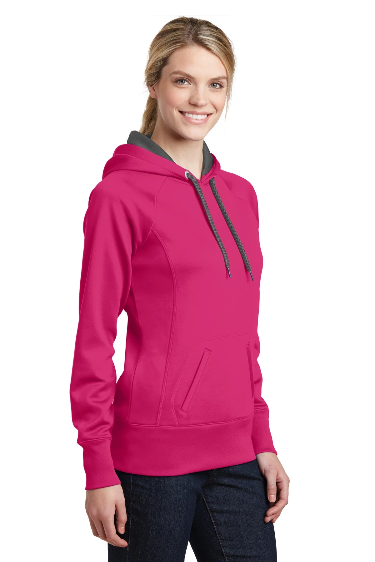 Ladies Tech Fleece Hooded Sweatshirt 4 Ladies Tech Fleece Hooded Sweatshirt - Image 2