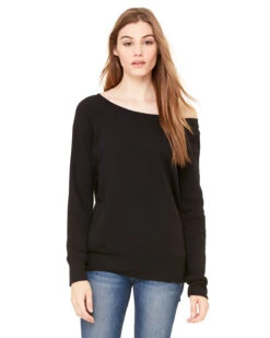 Ladies' Sponge Fleece Wide Neck Sweatshirt -Jiffyshirts Sales Store 6ab48ff682d1f0