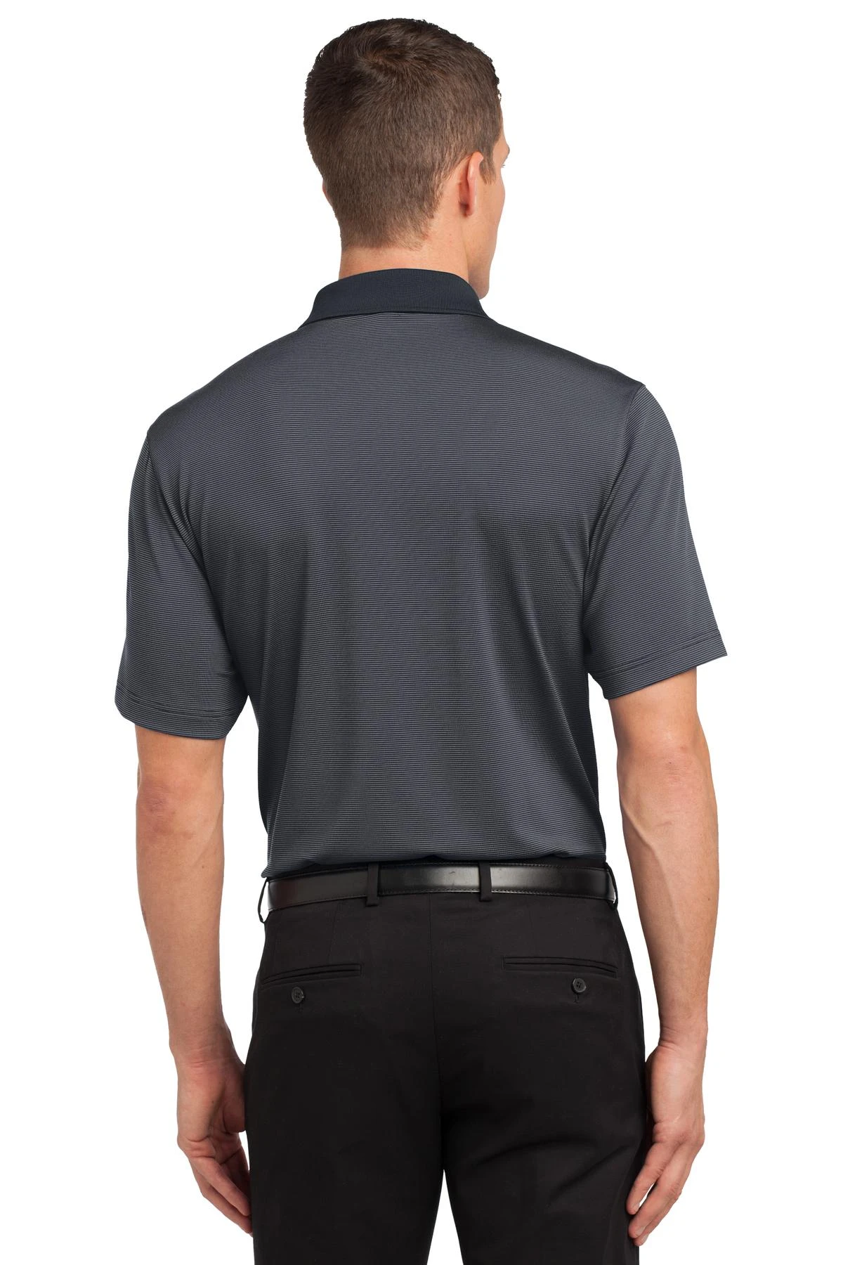 Fine Stripe Performance Polo 4 Fine Stripe Performance Polo - Image 2
