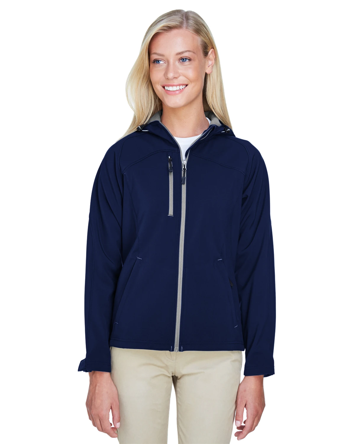 Ladies' Prospect Two-Layer Fleece Bonded Soft Shell Hooded Jacket 6 Ladies' Prospect Two-Layer Fleece Bonded Soft Shell Hooded Jacket - Image 4
