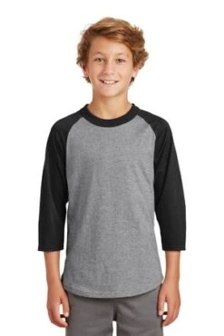 Youth Unisex Colorblock Raglan Jersey -Jiffyshirts Sales Store 6c897f8f20a668
