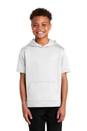Youth Unisex Sport-Wick Fleece Short Sleeve Hooded Pullover 8 Youth Unisex Sport-Wick Fleece Short Sleeve Hooded Pullover - Image 6