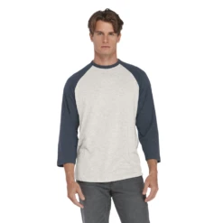 Platinum Men's Tri-Blend 3/4 Sleeve Raglan Tee -Jiffyshirts Sales Store 6cb6e578450e71