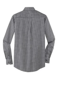 Long Sleeve Gingham Easy Care Shirt -Jiffyshirts Sales Store 6d1e2a230000db