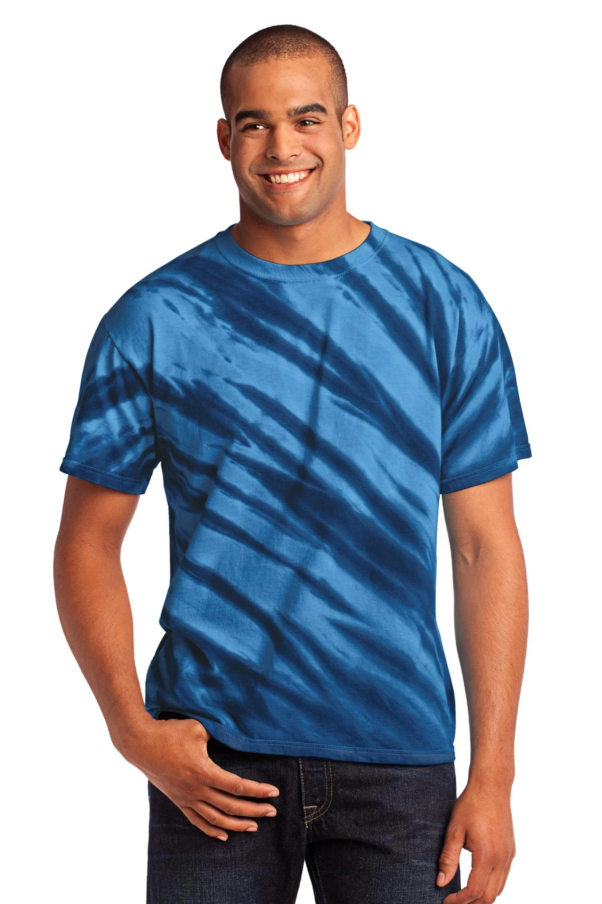 Unisex Tiger Stripe Tie-Dye Tee 12 Unisex Tiger Stripe Tie-Dye Tee - Image 10