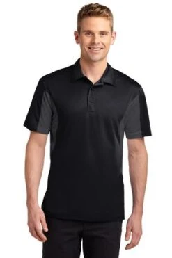 Men's Tall Side Blocked Micropique Sport-Wick Polo