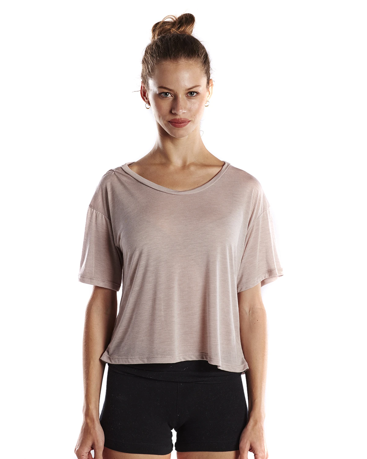 Ladies' 4.2 Oz. Boxy Open Neck Top 8 Ladies' 4.2 Oz. Boxy Open Neck Top - Image 6